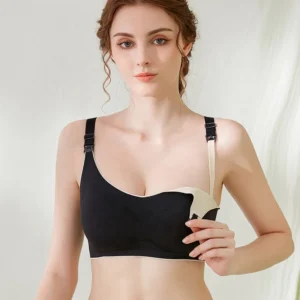 New Products Seamless Wireless Dispensing Bra Postpartum Maternity Breastfeeding Bra Traceless Womens Nursing Bra for Pregnant